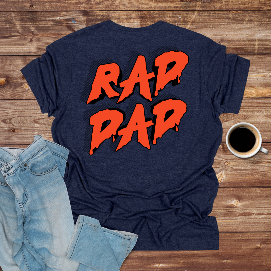 Rad Dad Retro Drip T-Shirt