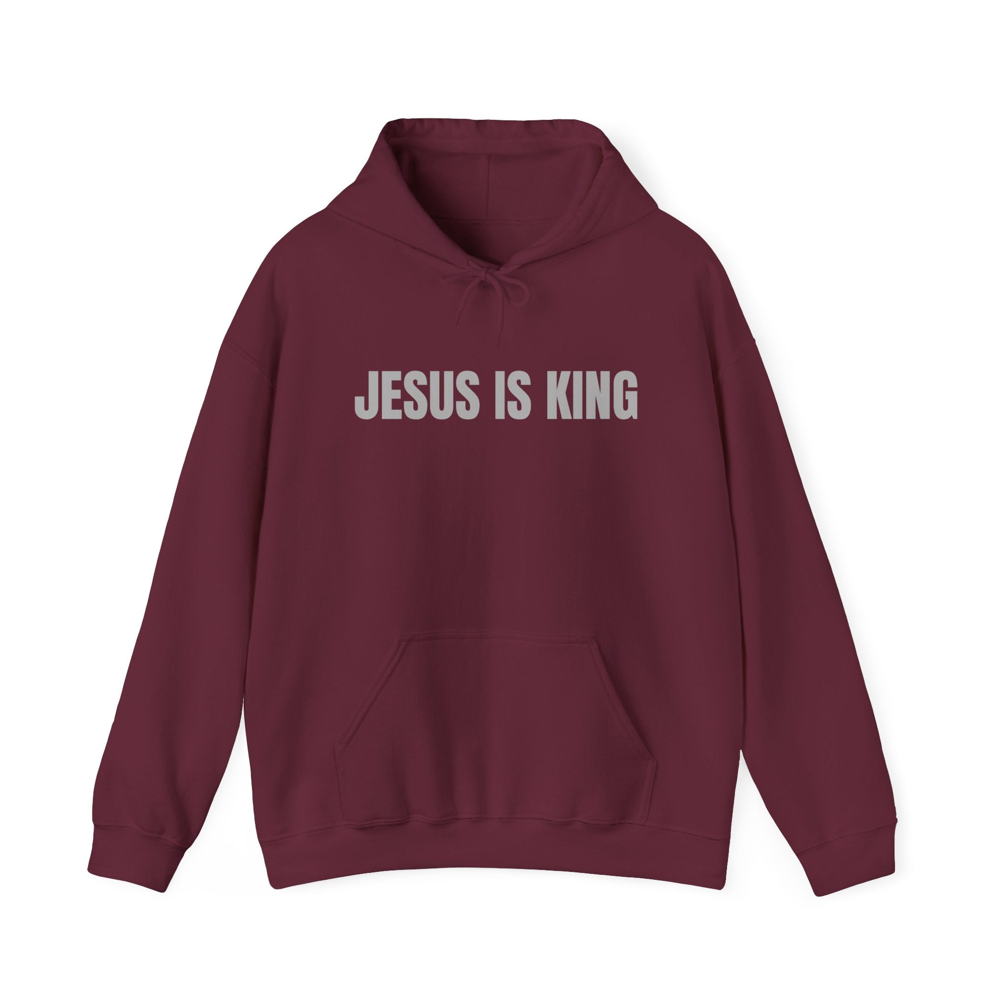 Jesus Is King Hoodie - Christian Faith Pullover
