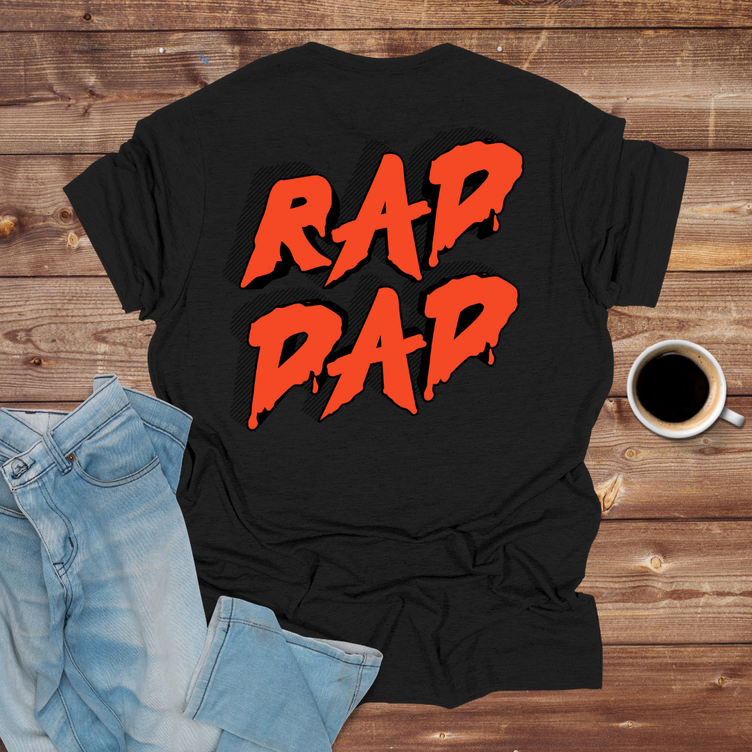 Rad Dad Retro Drip T-Shirt