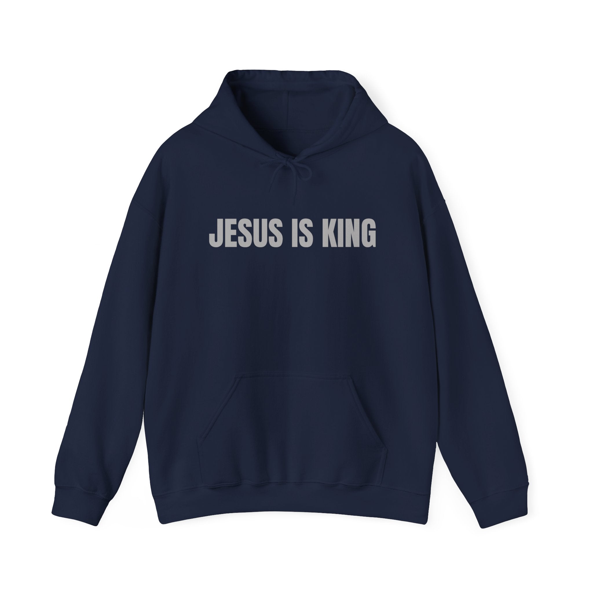 Jesus Is King Hoodie - Christian Faith Pullover