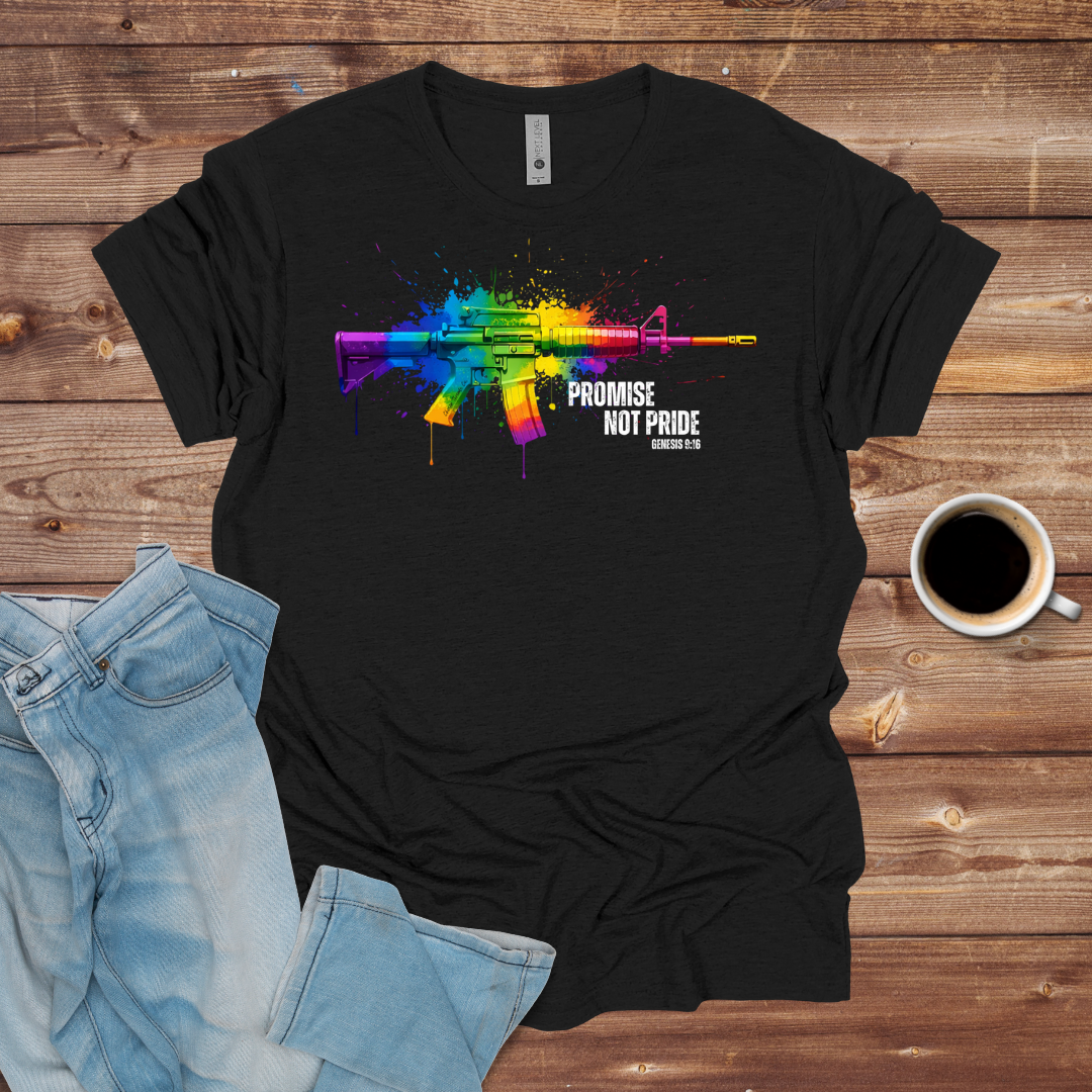 AR-15 Rainbow Splash T-Shirt