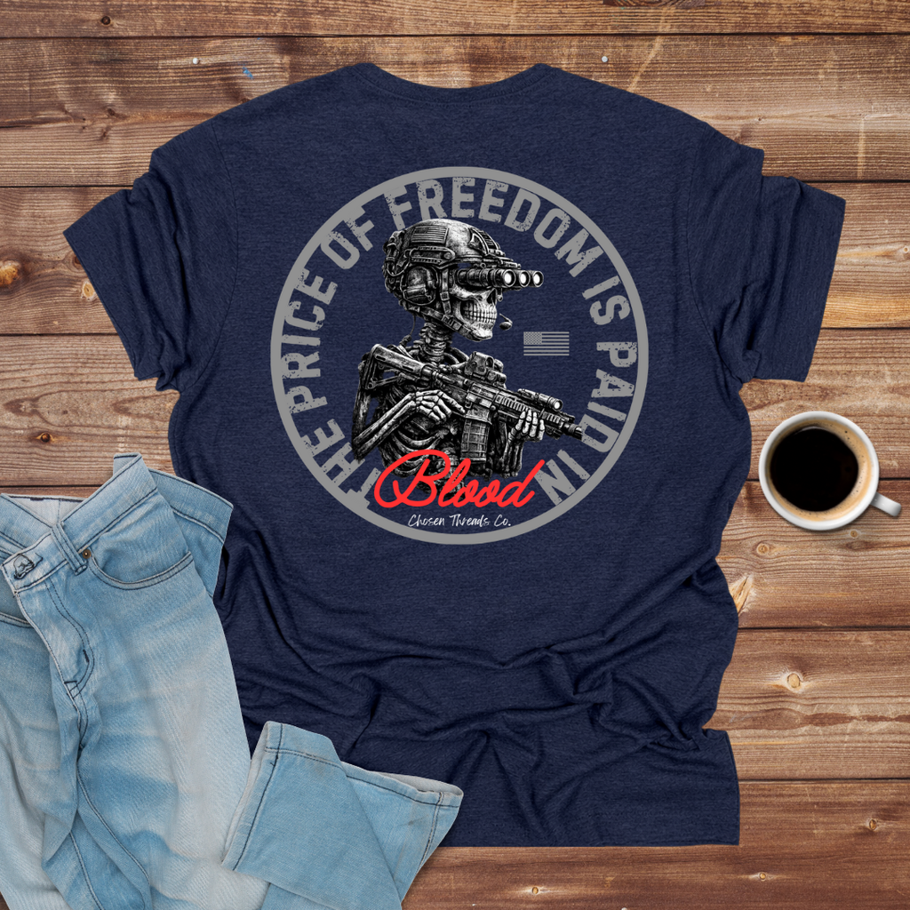 The Price of Freedom Skull T-Shirt
