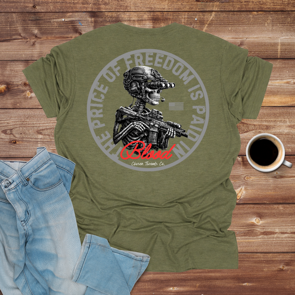 The Price of Freedom Skull T-Shirt