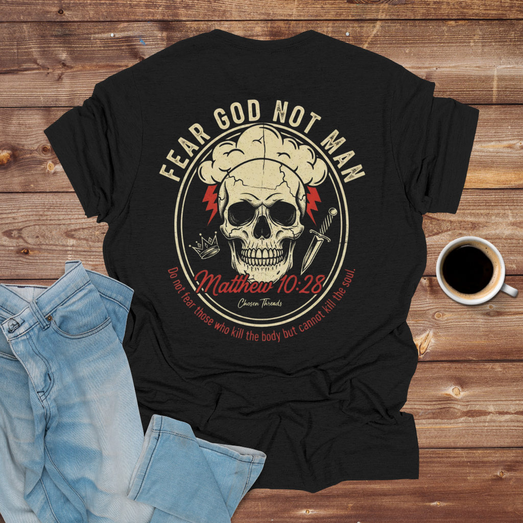 Fear God Not Man Skull T-Shirt