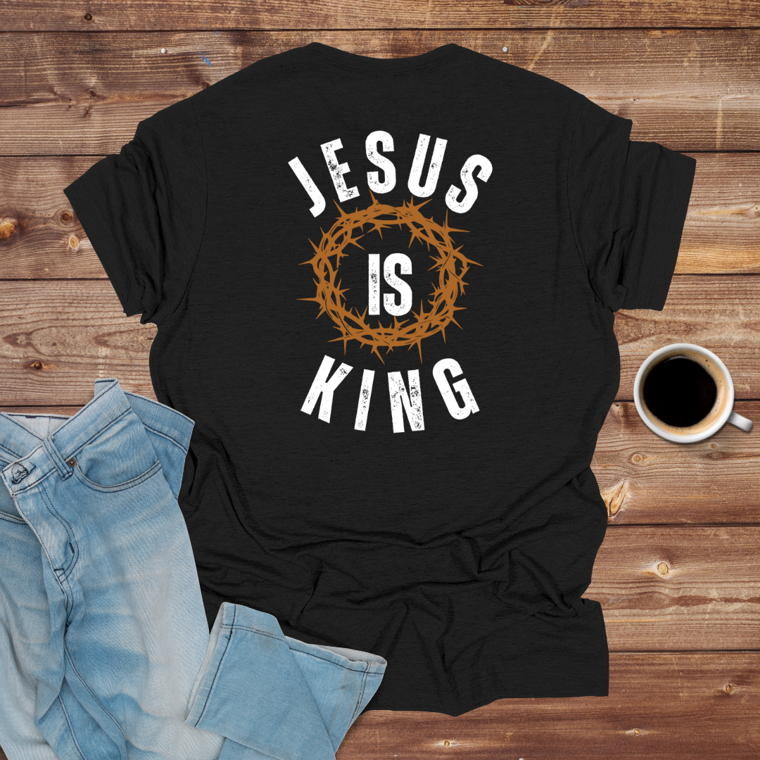 Jesus Is King Crown T-Shirt