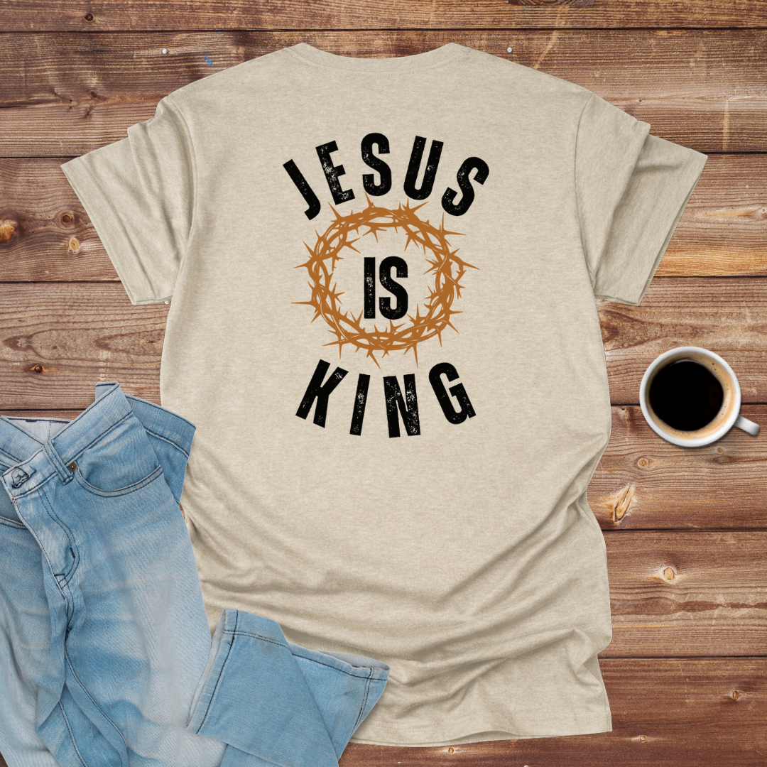 Jesus Is King Crown T-Shirt