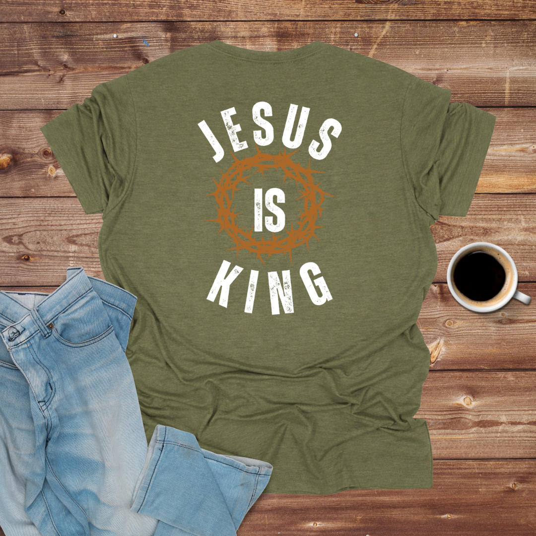 Jesus Is King Crown T-Shirt