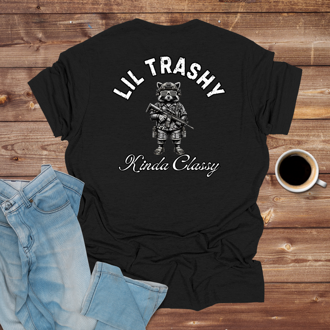 Lil Trashy Raccoon Graphic T-Shirt