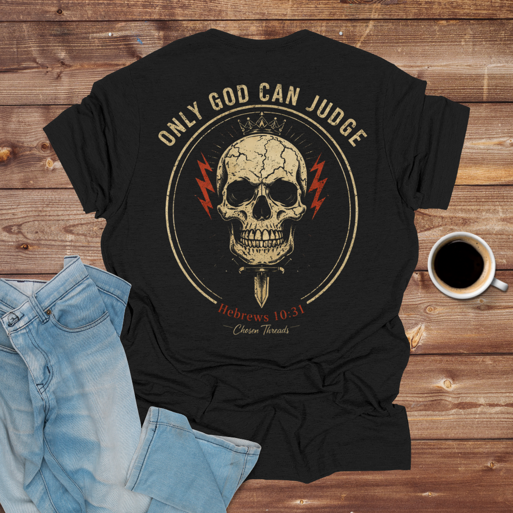 Only God Can Judge Skull T-Shirt