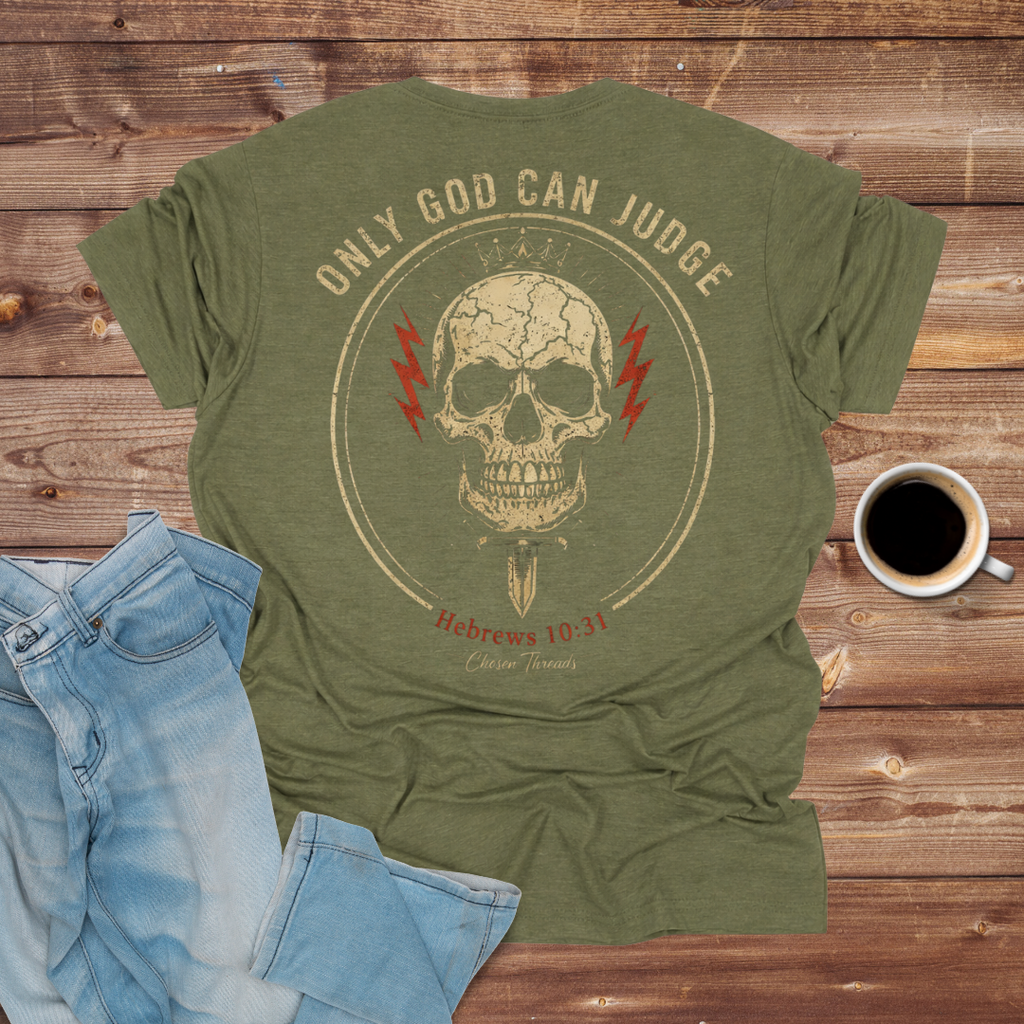 Only God Can Judge Skull T-Shirt