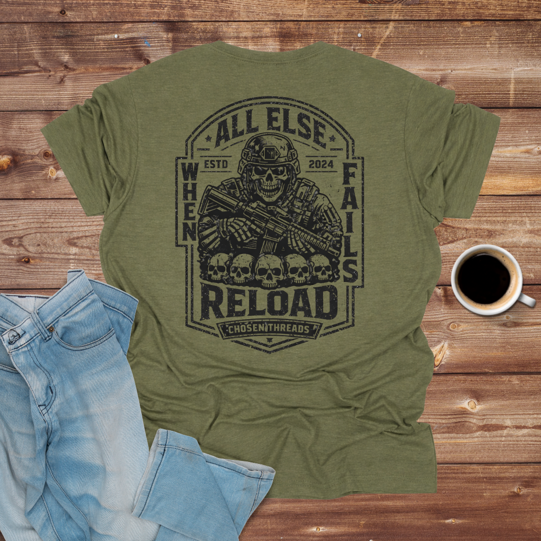 Reload Skull Graphic T-Shirt