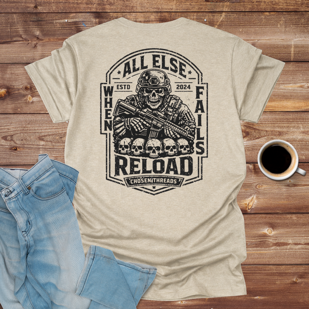 Reload Skull Graphic T-Shirt