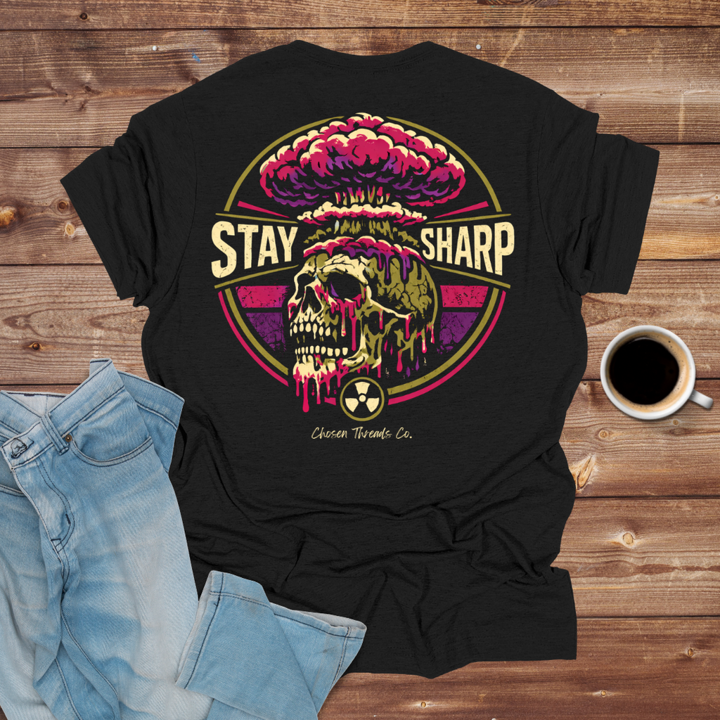 Stay Sharp Skull T-Shirt