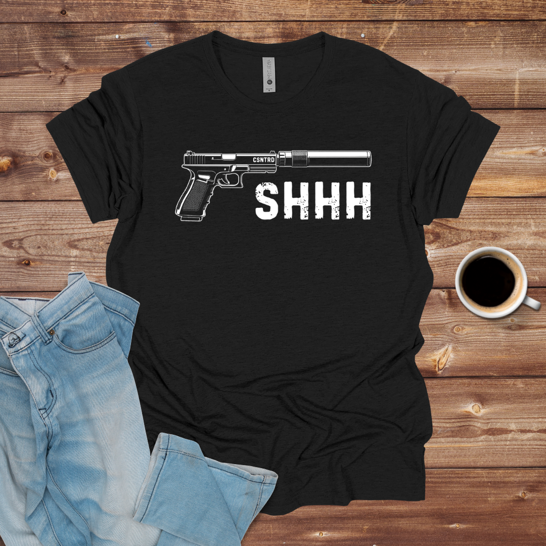 SHHH Pistol T-Shirt