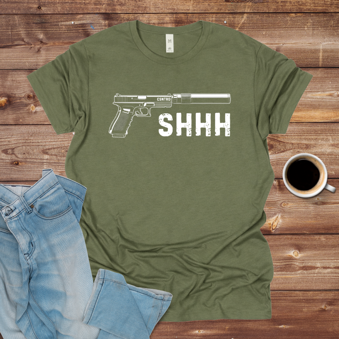 SHHH Pistol T-Shirt