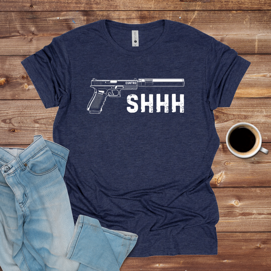 SHHH Pistol T-Shirt