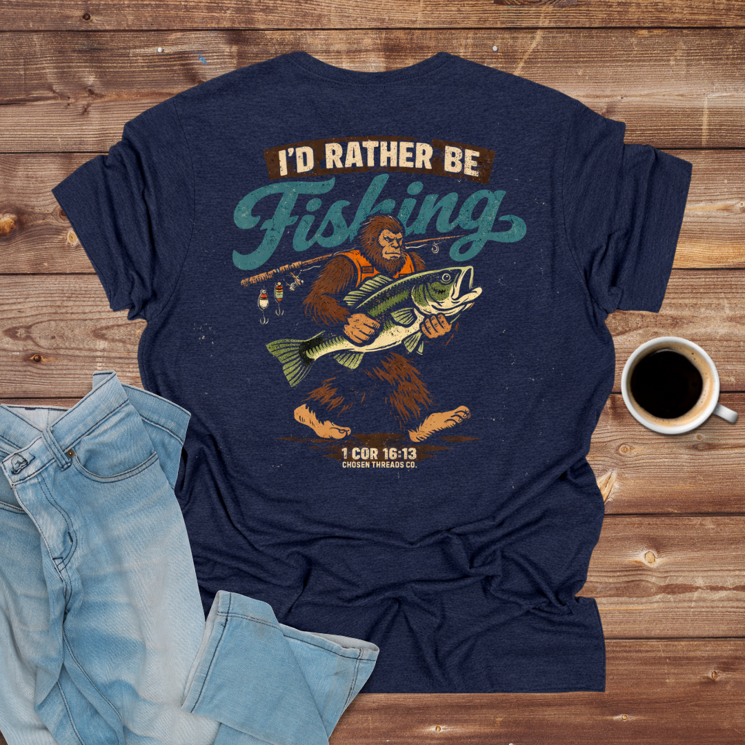 I'd Rather Be Fishing T-Shirt