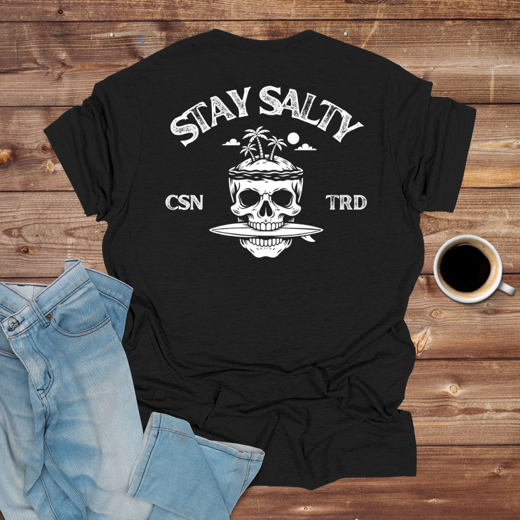 Stay Salty Skull Surf T-Shirt
