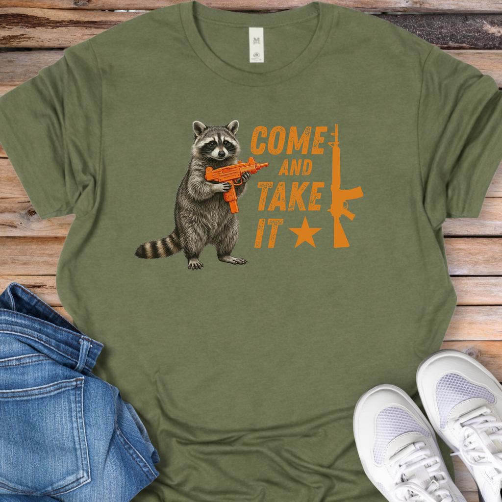 Raccoon 'Come and Take It' T-Shirt