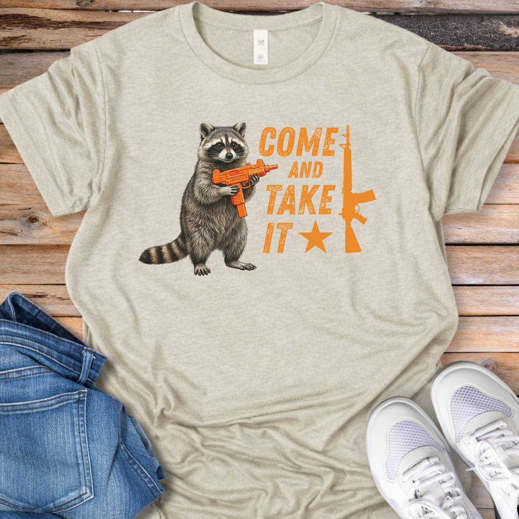Raccoon 'Come and Take It' T-Shirt