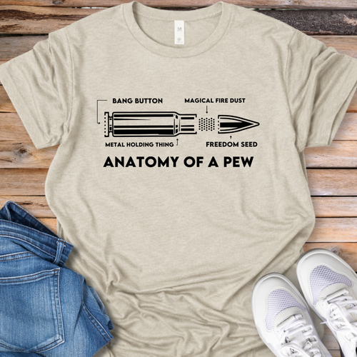 Anatomy of a Pew T-Shirt