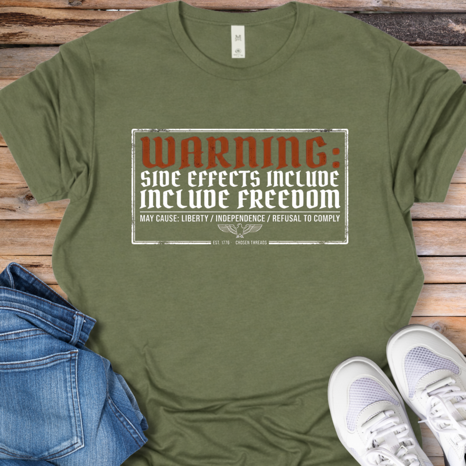 Warning: Side Effects Include Freedom T-Shirt