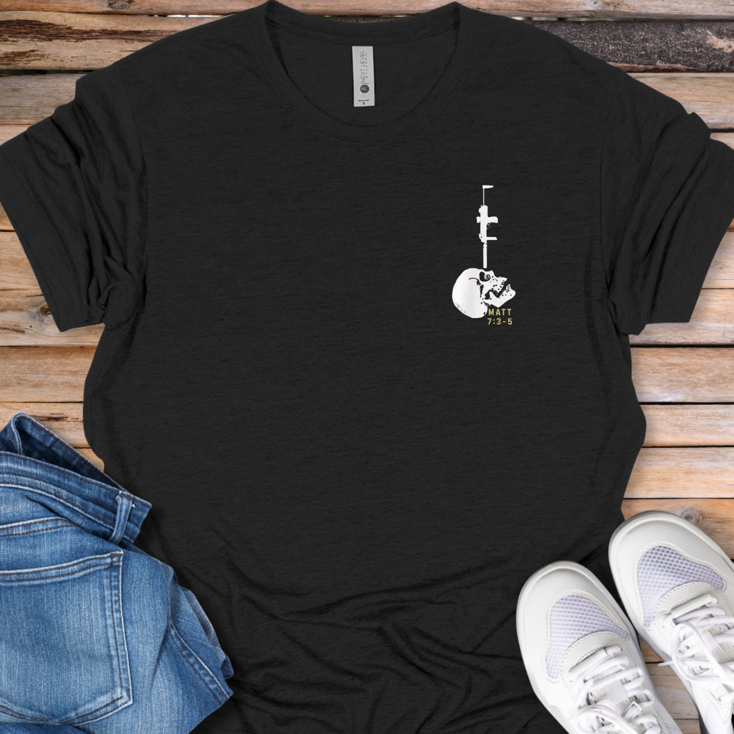 Remove Your Plank First (Matthew 7:3-5) T-Shirt