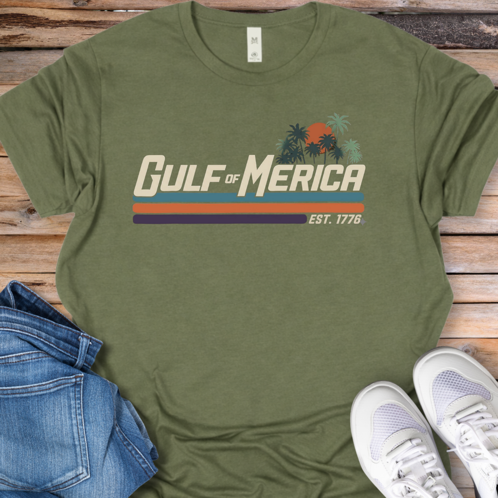 Gulf of Merica Retro Logo T-Shirt