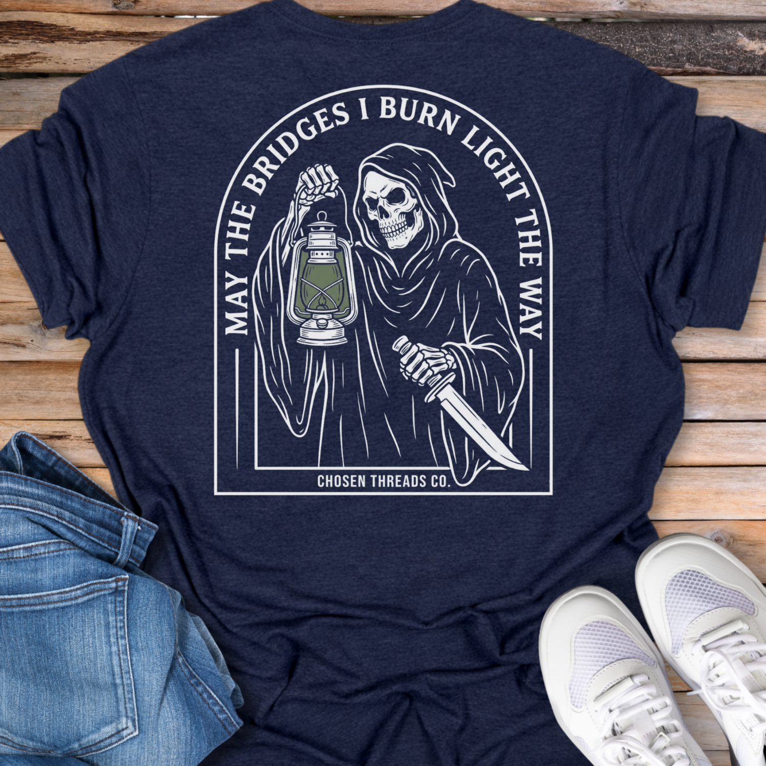 Grim Reaper Lantern T-Shirt