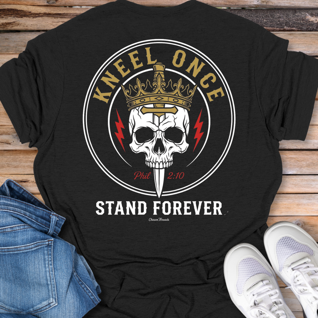 Kneel Once Skull T-Shirt