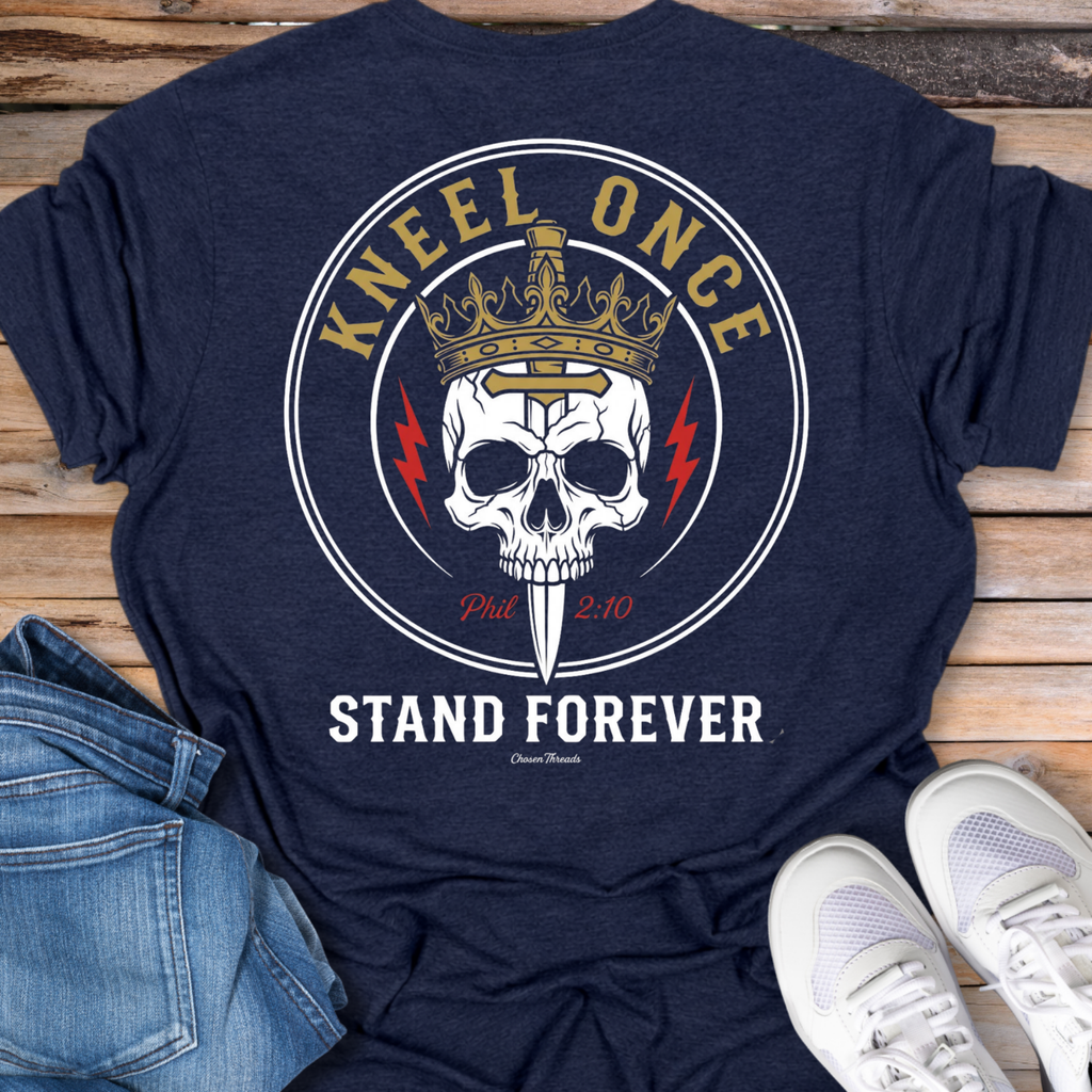 Kneel Once Skull T-Shirt