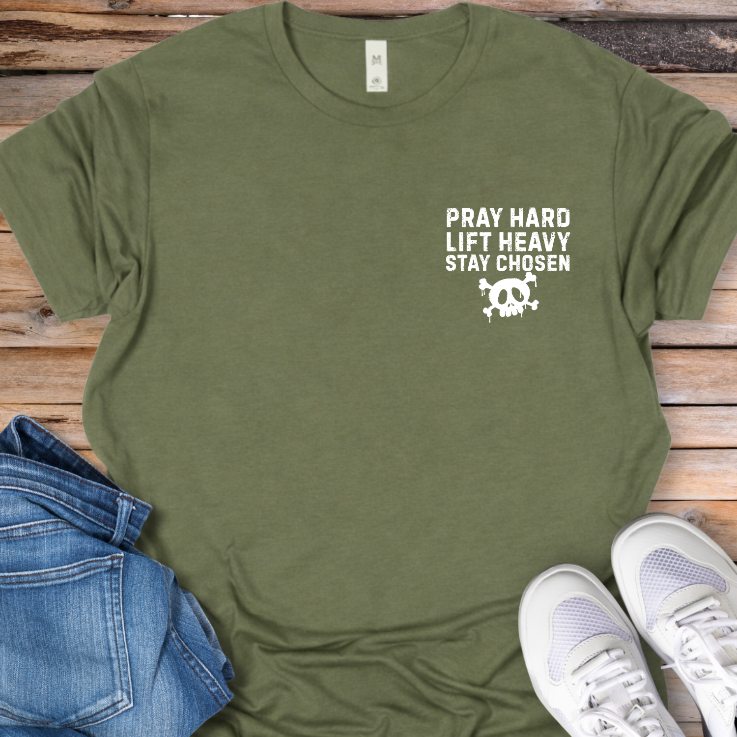Pray Hard Lift Heavy T-Shirt
