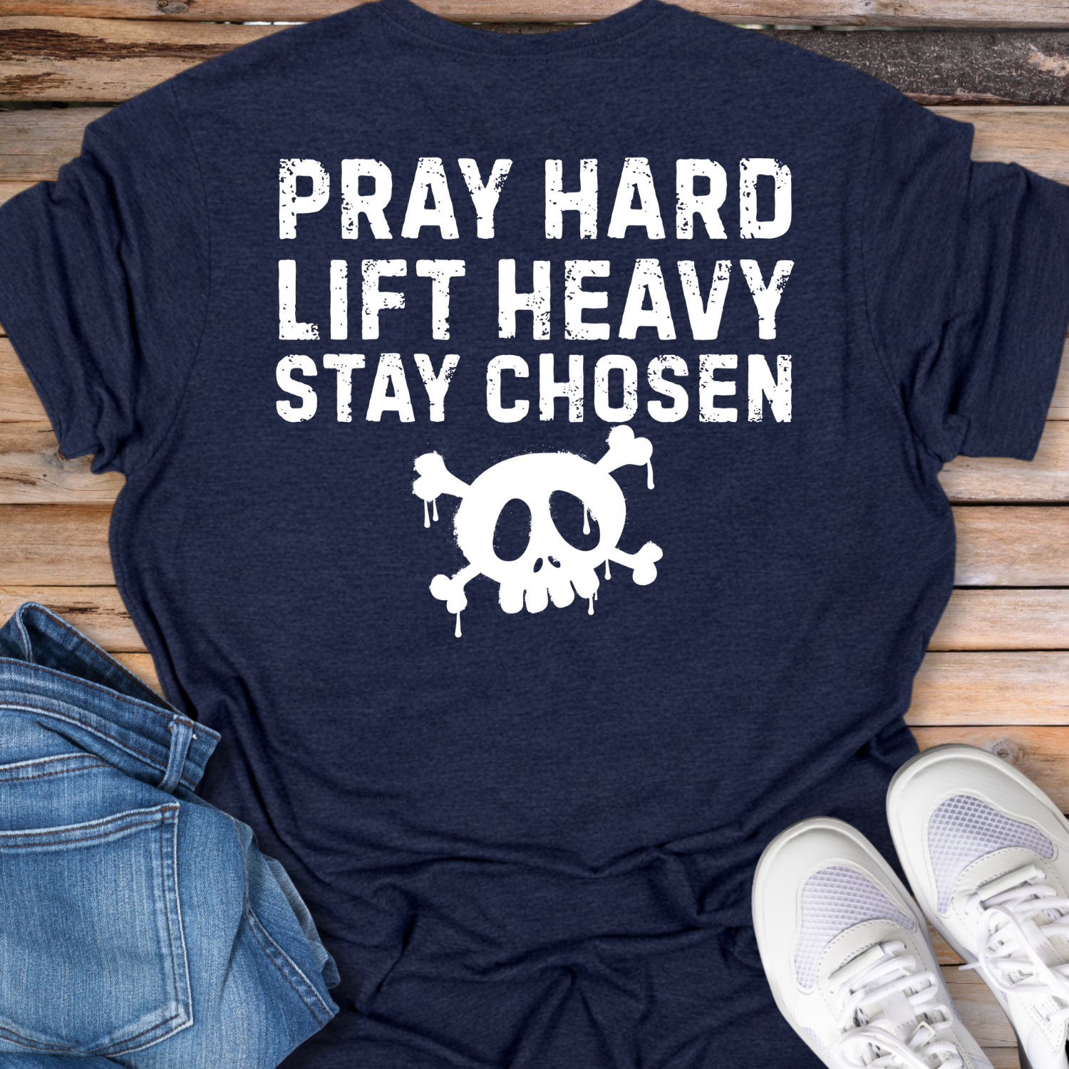 Pray Hard Lift Heavy T-Shirt