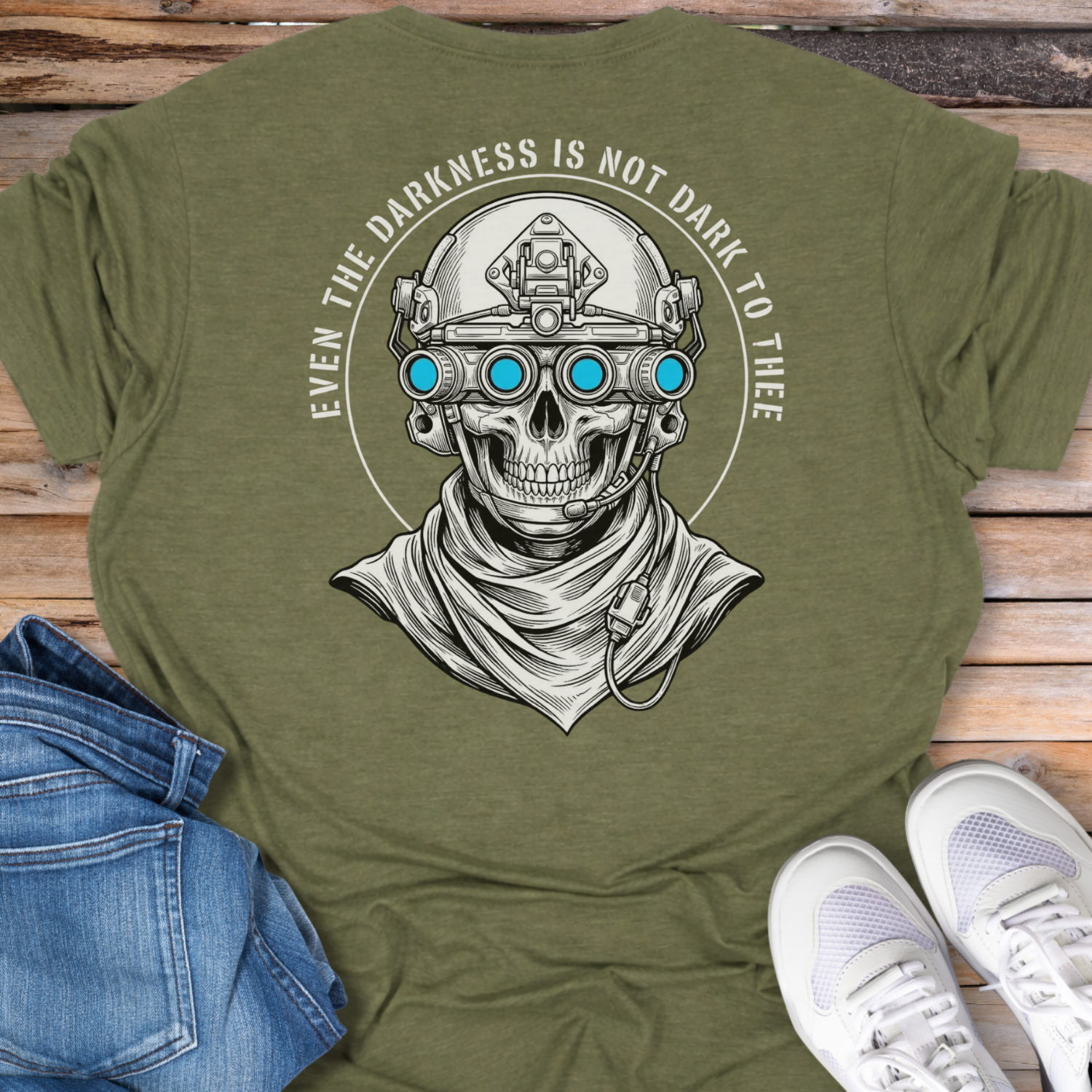 Even the Darkness Is Not Dark To Thee T-Shirt