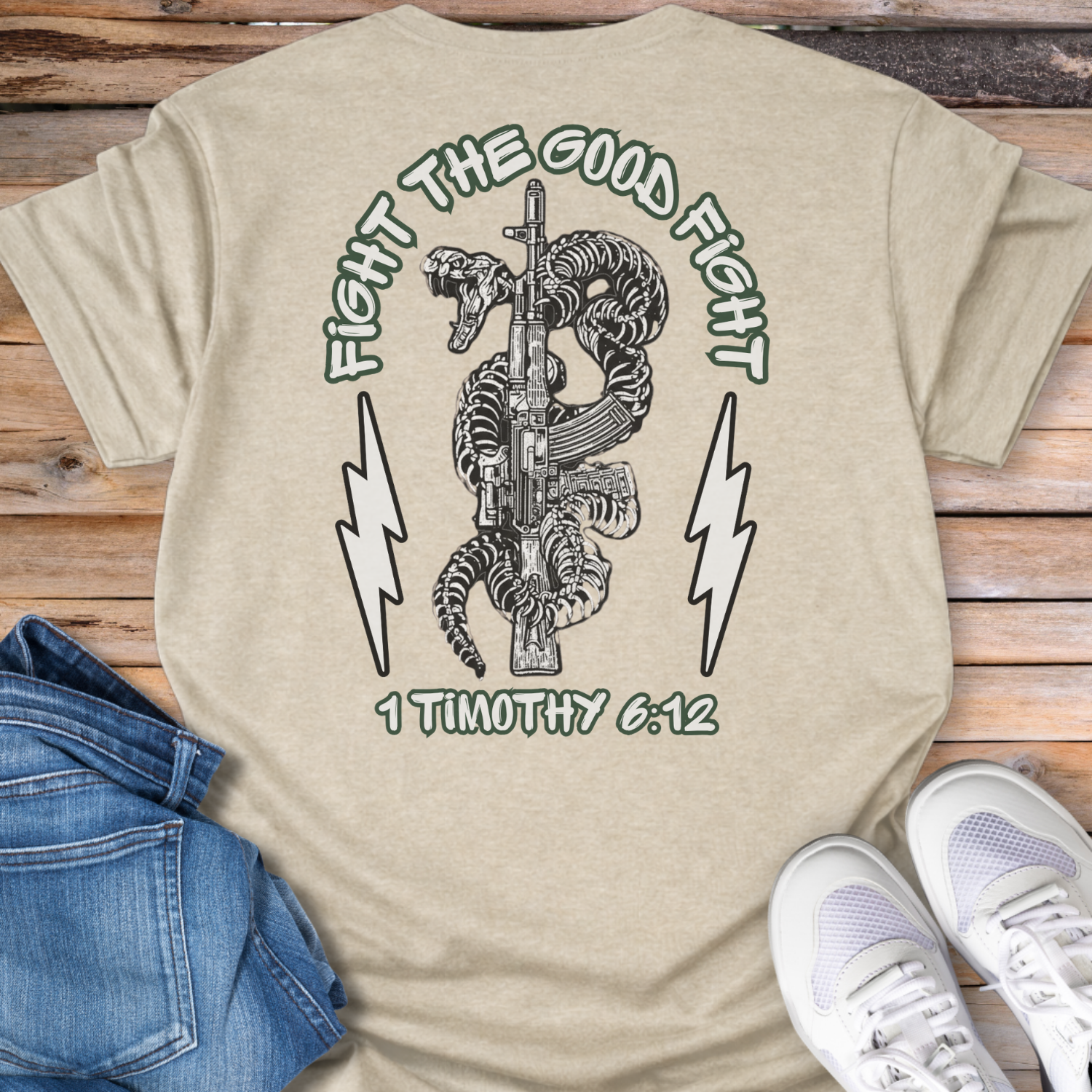 1 Timothy 6:12 Graphic T-Shirt