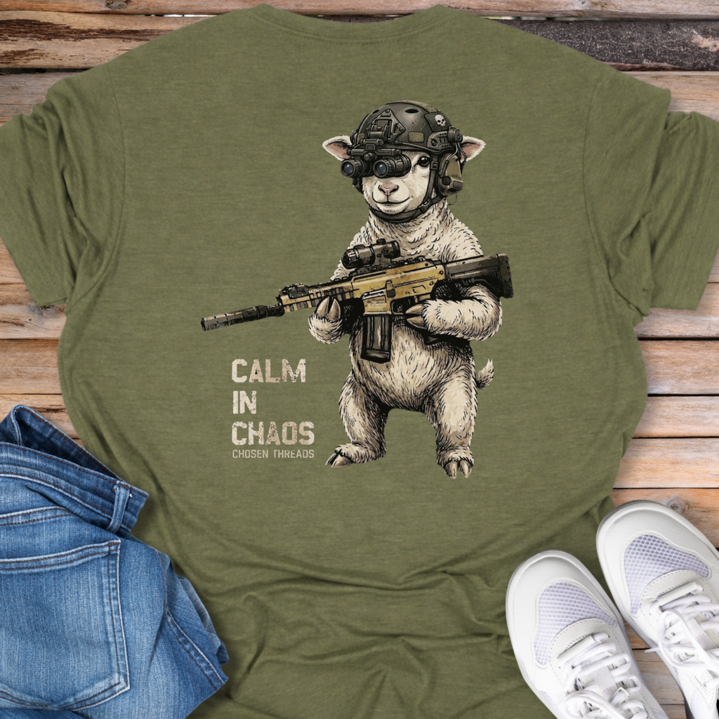 Calm in Chaos Sheep T-Shirt