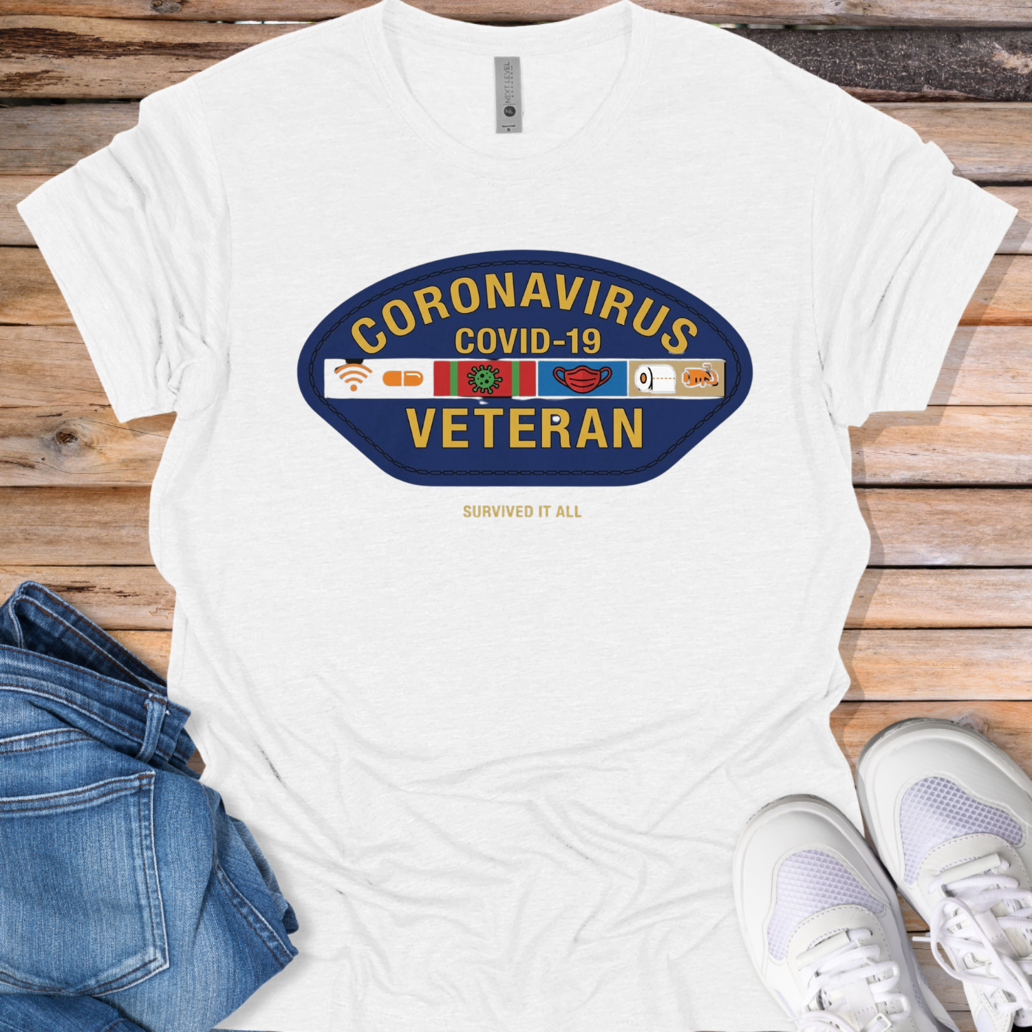 Coronavirus COVID-19 Veteran T-Shirt