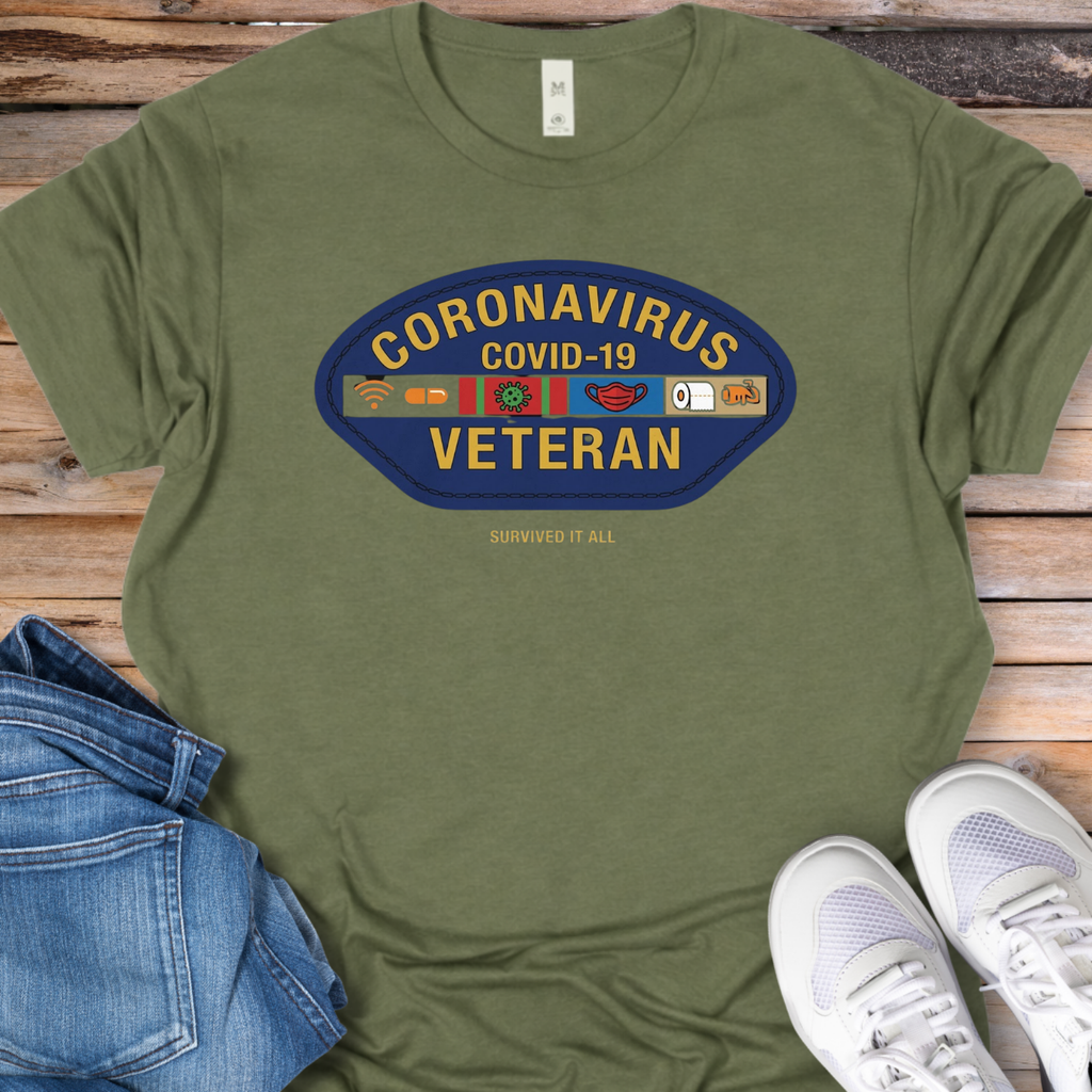Coronavirus COVID-19 Veteran T-Shirt