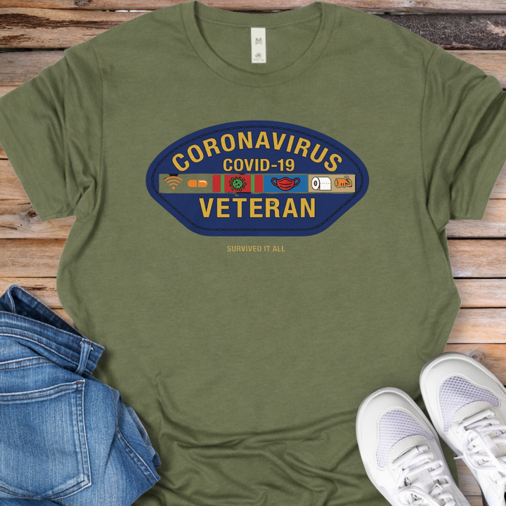 Coronavirus COVID-19 Veteran T-Shirt