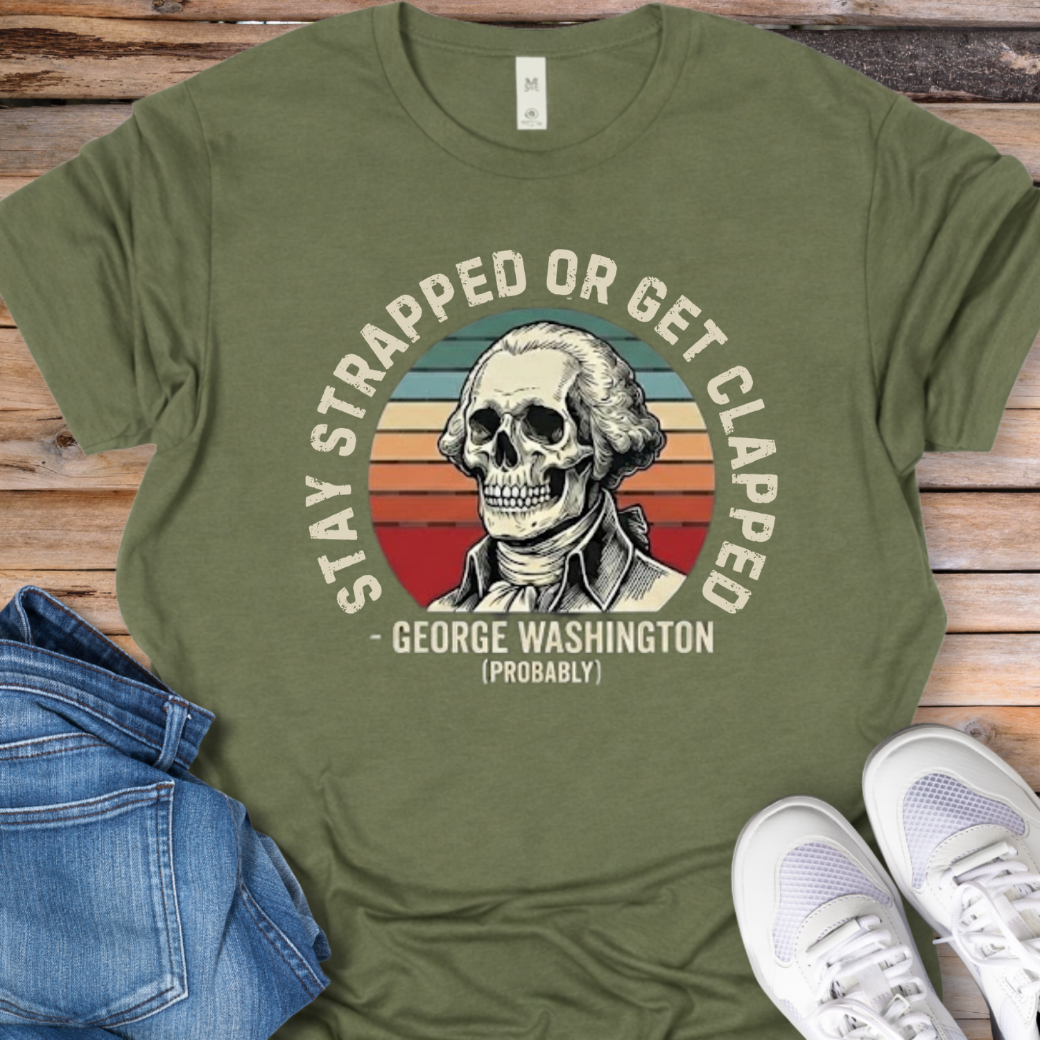 George Washington Strapped T-Shirt
