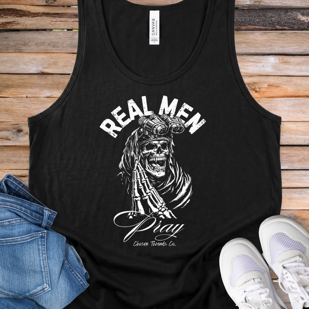 Real Men Pray Tank Top