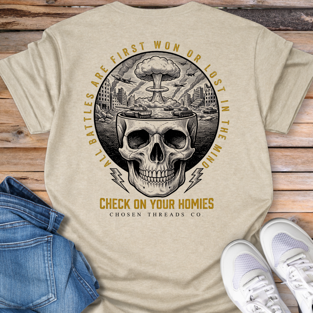 Check On Your Homies Skull T-Shirt