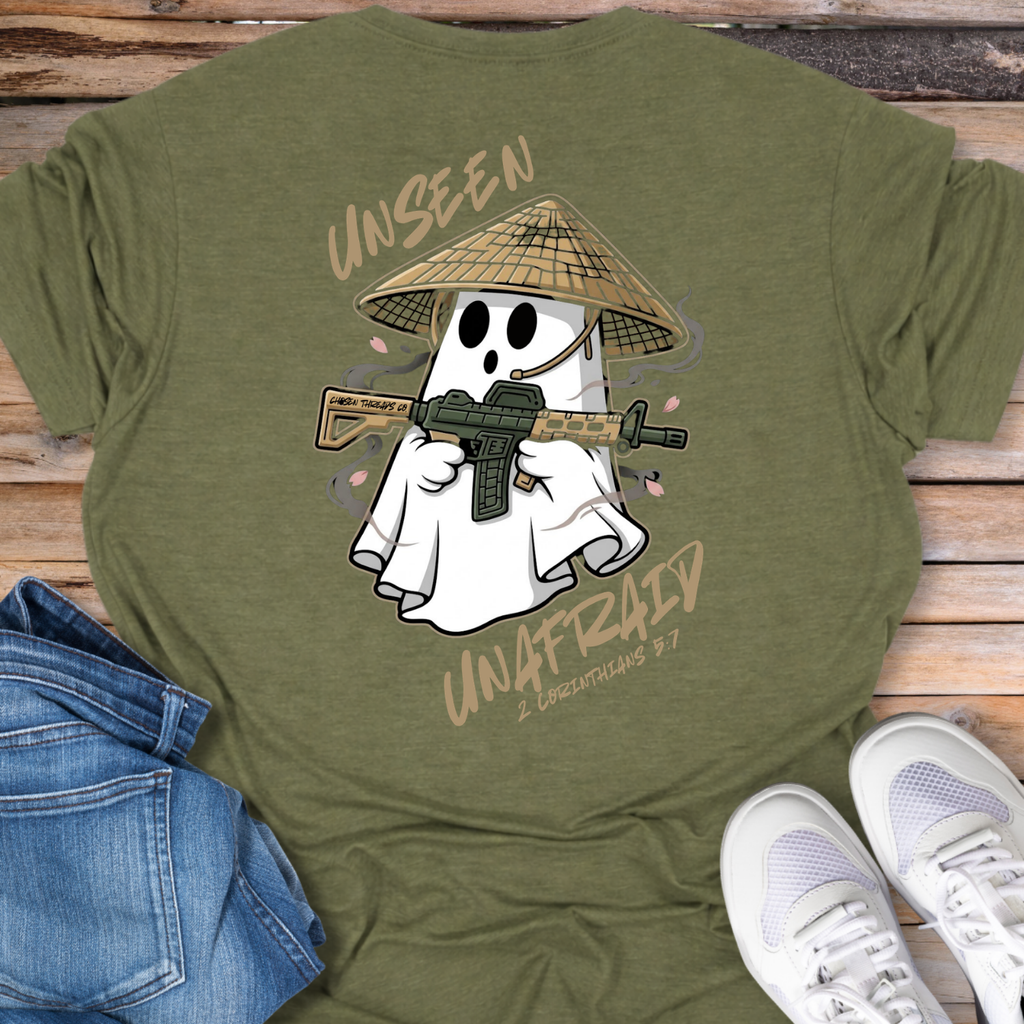 Unseen, Unafraid Ghost T-Shirt