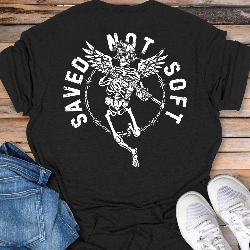 Saved Not Soft Angel T‑Shirt