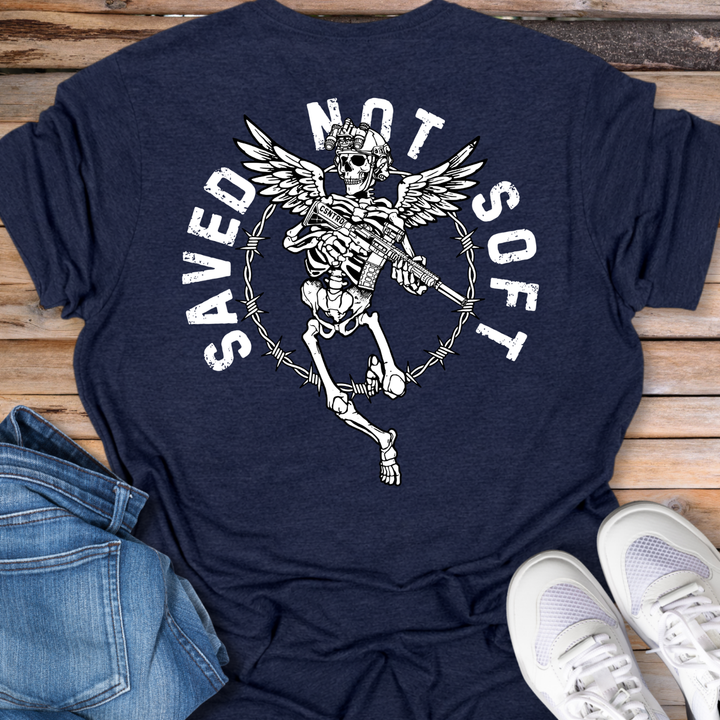 Saved Not Soft Angel T‑Shirt