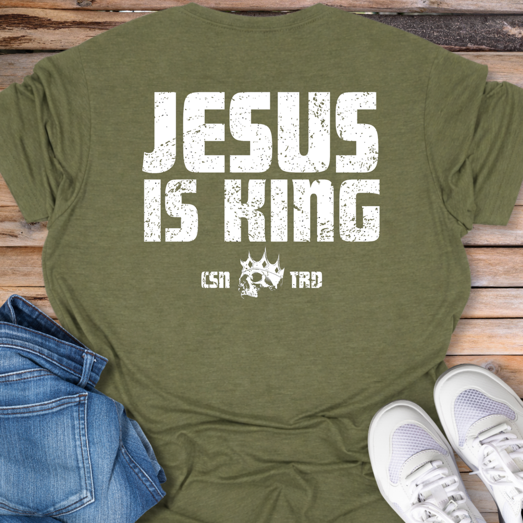 Jesus Is King Skull T-Shirt