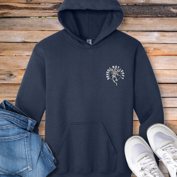 Saved Not Soft Skeleton Hoodie