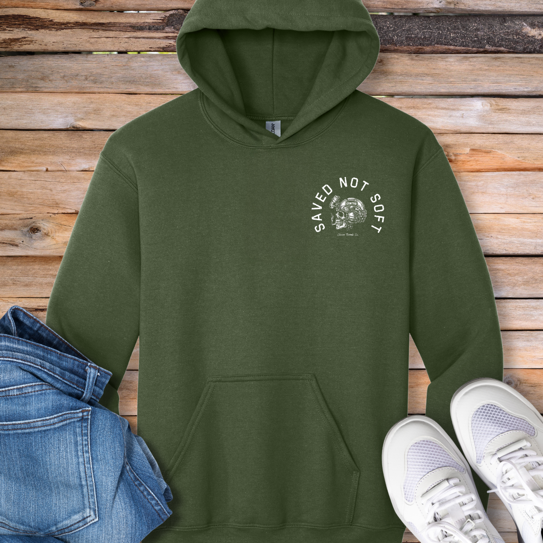 Saved Not Soft Hoodie