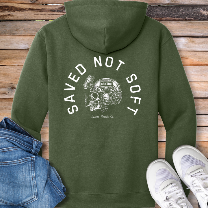 Saved Not Soft Hoodie