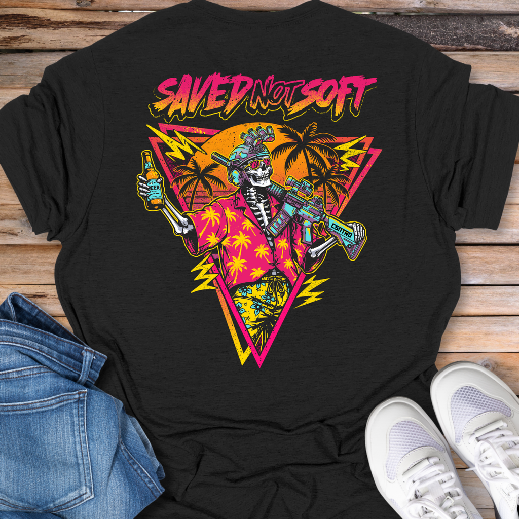 Saved Not Soft Neon T-Shirt